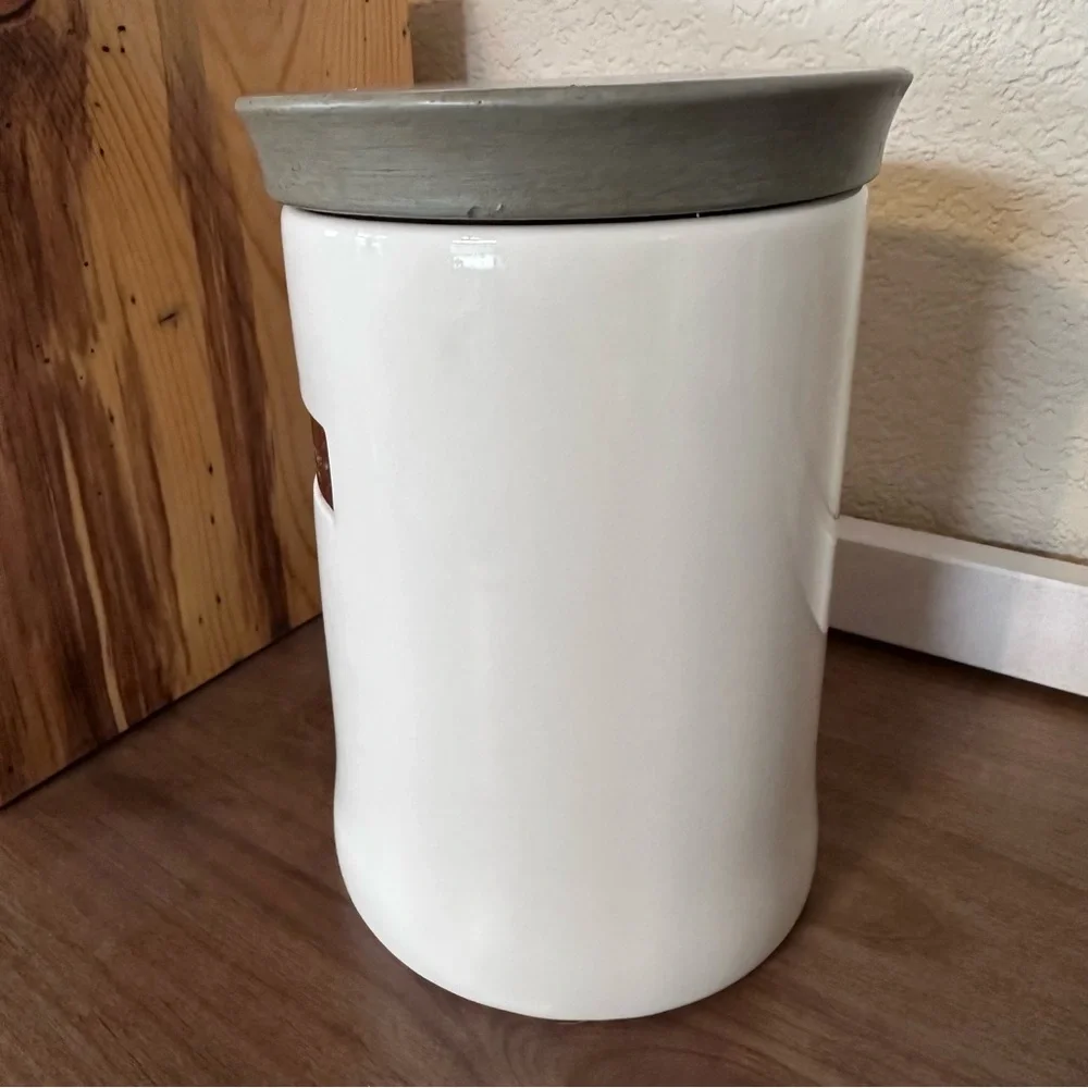 Starbucks White Ceramic Coffee Canister